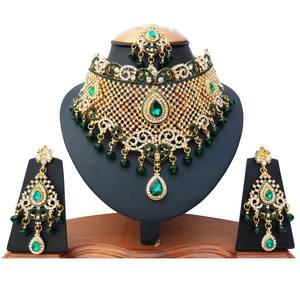 Ensemble de collier de mariée pour femmes, zircon, tendance, cadeau de mariage, ensemble de bijoux de fiançailles, colliers, accessoires de mariée, combo, alliage, forme de fleur - Product Image 1