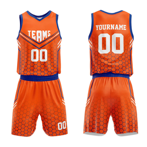 OEM ODM secado rápido sublimación baloncesto Jersey pantalones cortos conjunto Reversible 100% poliéster logotipo personalizado diseño uniformes - Product Image 6