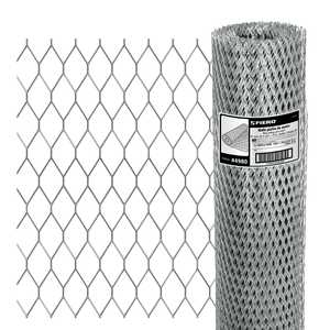 Composant de grille de plafond en acier galvanisé Fiero MAPLA-5090, maille rectangulaire 0,90 x 22 m, calibre 12, installation facile pour plafond suspendu - Product Image 1