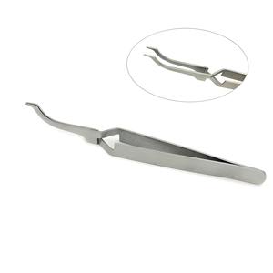 Pinza de Ortodoncia Dental para Tubos Bucales de 5.5'' de Precisión, Pinza de Acero Inoxidable para Colocación de Tubos Bucales y Brackets - Product Image 1