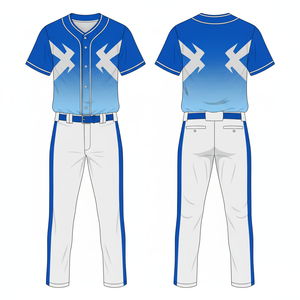 Uniforme de Béisbol de Malla con Estampado Digital Transpirable, Cuello en V, 100% Poliéster, Personalizado 2026, Ligero, Unisex, Conjunto de Equipo al por Mayor - Product Image 4