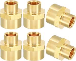 Réducteur de raccord hexagonal en laiton durable, mâle à mâle, fileté, pour applications de plomberie en gros - Product Image 3