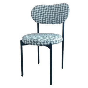 Modern Home & Restaurant <b>Dining</b> <b>Chair</b> with Fabric Upholstery & Iron Frame GA68036 - Product Image 1