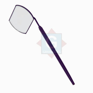 Espejo de extensiones de pestañas de acero inoxidable de forma rectangular de etiqueta privada para comprobar pestañas - Product Image 3