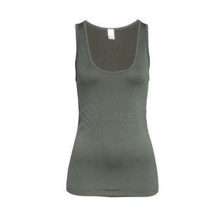 Camiseta sin mangas deportiva informal con estilo para mujer, ropa activa transpirable al mejor precio - Product Image 4