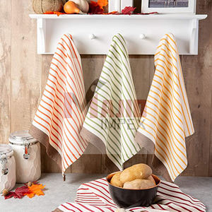 Torchon de cuisine 100% coton de haute qualité Chiffon de nettoyage de vaisselle de haute qualité Couleurs personnalisables Techniques tissées - Product Image 3