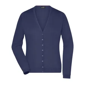 Ladies' V-Neck <b>Cardigan</b> Corporate Merchandising Promotional Hoodies & Sweatshirts - Product Image 4