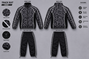 Factory Wholesale Men's High Quality Breathable Plus Size Fleece Winter <b>Tracksuit</b> Set Custom Logo Solid Pattern Active - Product Image 4