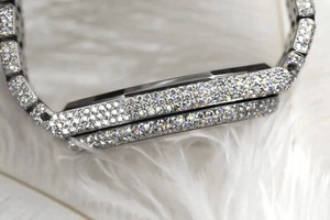 Montre-bracelet automatique personnalisée en acier inoxydable avec diamants Moissanite VVS certifiés, style Hip Hop Iced Out, pour hommes élégants - Product Image 5