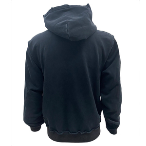 Sudadera con Capucha Vintage de Algodón con Estampado de Logotipo Personalizado, Sudadera Holgada Retro, Sudadera Informal con Capucha Desgastada para Hombre - Product Image 2