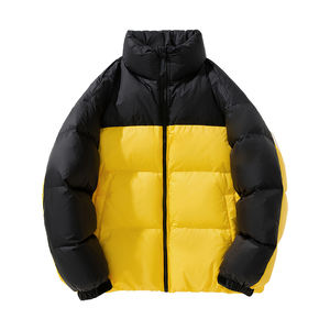 แจ็กเก็ตขนเป็ดสำหรับผู้ชายเสื้อแจ็คเก็ตกันลมฤดูหนาวให้ความอบอุ่นกลางแจ้งผลิตตามสั่งกันน้ำ - Product Image 4