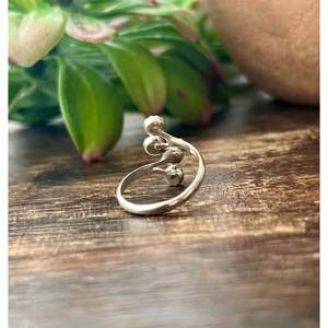 Navajo Handmade Turquoise <b>Sterling</b> <b>Silver</b> <b>Adjustable</b> Gemstone <b>Ring</b> - Product Image 5