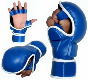 Bajo MOQ Más alta calidad Personalizado Boxeo Lucha MMA Guantes Cage Ring Mma Guantes Cuero de vaca Logotipo personalizado Guantes Mma - Product Image 6