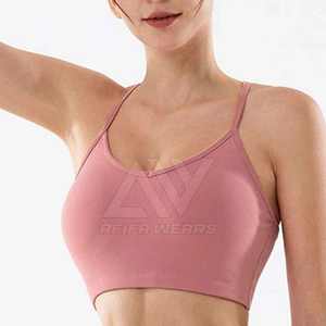 Femmes taille haute respirant sans manches Yoga Fitness ensemble solide motif Leggings soutiens-gorge avec fermeture élastique vente d'été - Product Image 4