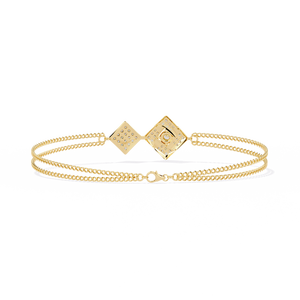 Bracelet en or 18 carats avec diamants de laboratoire fabuleux, magnifiques bracelets et joncs en diamants - Product Image 1