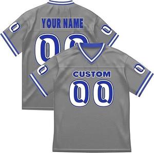 Maillot de football de haute qualité 100% polyester pour hommes vêtements de football personnalisables avec manches courtes Techniques imprimées en gros OEM - Product Image 1