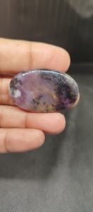 Cabujones de Amatista Dendrítica Natural, Piedras Preciosas Azules con Parte Posterior Plana y Lisa, para Joyería, Piedras Preciosas Sueltas UDGEMS Modelo 479, Tamaño Mixto - Product Image 2