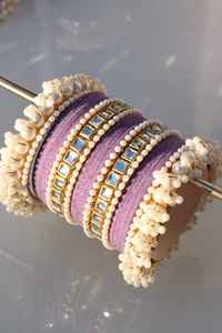 Nuevos diseños brazaletes joyería para mujer tradicional hecho a mano lujo Churi brazaletes conjunto para boda fiesta Eid regalos - Product Image 2