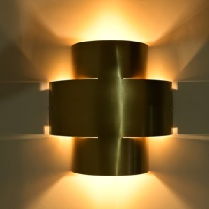 Modern Coastal Design Metal Iron Wall Sconce <b>Lamp</b> Dimmable Light 12 Inch Eco-friendly Halogen Bulbs Home <b>Office</b> Indoor Lighting - Product Image 5