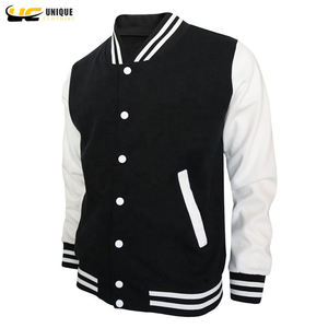 Nouvelle veste d'université à manches longues pour hommes avec Logo imprimé personnalisé de haute qualité, en différentes couleurs, vente en gros, 2023 - Product Image 3