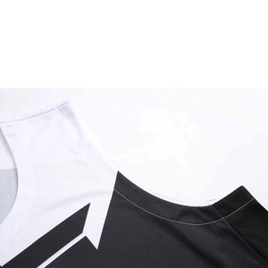 Uniforme de basket-ball unisexe de haute qualité pour hommes, 100% polyester, sans manches, uni, personnalisable, respirant, confortable, prix de gros - Product Image 4