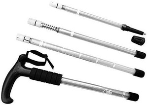 Bastones de Senderismo Ajustables y Retráctiles, Antichoque, Duraderos, de Aluminio, para Caminatas, Trekking y Escalada al Aire Libre - Product Image 3