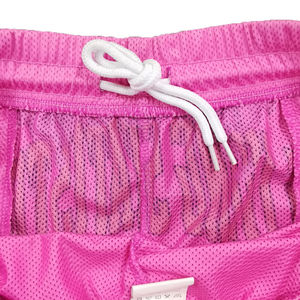 High Street Custom <b>Men's</b> Running Basketball <b>Shorts</b> Breathable Quick Drying Fitness <b>Pink</b> Mesh Chain Casual Sports Nonwoven - Product Image 4