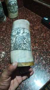 Tasses à boire de voyage de style américain en acier inoxydable véritable sculpté, écologiques et de haute qualité, designs personnalisés pour les clients - Product Image 3