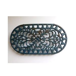 Wholesale <b>Trivet</b> Modern Classic Oval Shaped Cast Antique Vintage Customized logo Print Decorative Fancy Iron <b>Trivet</b> - Product Image 1