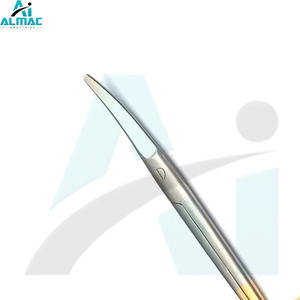 ALMAC Ciseaux émoussés Metzenbaum à manche doré de qualité chirurgicale en acier inoxydable pour tissus mous Instrument médical opératoire lisse - Product Image 4