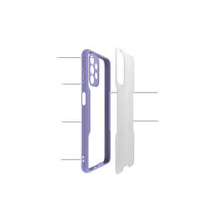 Étui de protection en silicone violet premium SNEL pour téléphone portable Samsung Galaxy A13 4G - Product Image 4