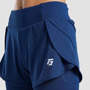 Pantalones Cortos de Compresión Color Verde Azulado, Ajustados, Tipo Leggings - Product Image 5