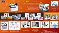 3 ejes AB dos componentes de resina epoxi de silicona líquida pu dispensador automático de pegamento dispensador de mezcla máquina de llenado de macetas robot