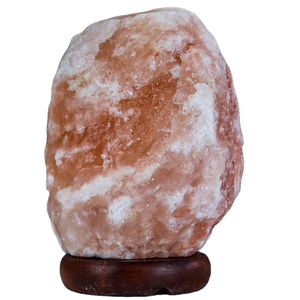 Lampe de sel de l'Himalaya 100% naturelle de qualité supérieure, en gros, avec base en bois et cordon d'alimentation, lampe de sel de l'Himalaya originale - Product Image 2