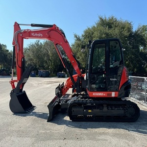 Excavadora Kubota Multiusos de 2.5 Toneladas, Mini Excavadora con Orugas de Goma, Micro Excavadora Hidráulica, Excavadora para Huertos - Product Image 6