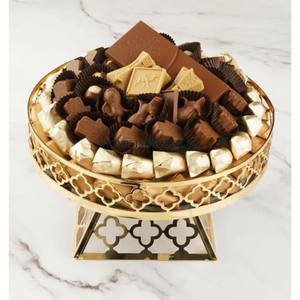 Bols à chocolat jetables en aluminium plaqué argent pour la présentation sur table lors de mariages et de réceptions - Product Image 3