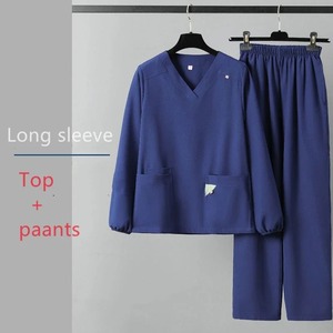 Conjunto de Yoga sin costuras para mujer, ropa de gimnasio de manga larga, Sujetador deportivo de patrón sólido y mallas, ropa de gimnasio transpirable para Fitness - Product Image 5