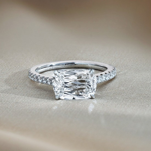 Anillo de compromiso de mujer de moissanita de corte brillante redondo de 2,2 quilates de alta calidad 14K blanco/amarillo/chapado en oro rosa precio al por mayor - Product Image 6