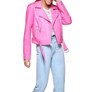 Veste en cuir durable de meilleure qualité pour femmes Automne hiver Veste en cuir véritable respirante pour femmes - Product Image 2
