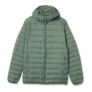 Doudounes pour hommes personnalisés vêtements d'hiver manteaux avec capuche chaude grande taille toile tissu imperméable caractéristique Vintage Logo décorations - Product Image 1