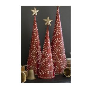 Campana de metal colgante navideña con diseño personalizado, campanas de vaca antiguas hechas a mano a precio de mayoreo desde India - Product Image 1