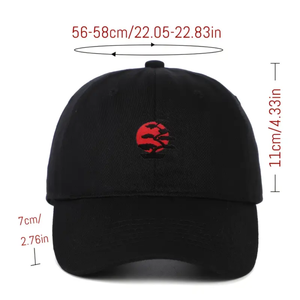 Casquette de baseball en maille respirante avec logo artistique imprimé, style décontracté unisexe en coton mélangé, idéale pour l'extérieur et la plage - Product Image 3