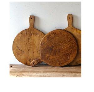 Utensilios de cocina decorativos Vintage antiguos redondos, tabla de cortar, verduras y frutas, cocina de Hotel usada - Product Image 2