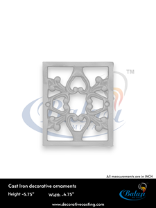 Piezas de Hierro Fundido para Portones, Fundición CI para el Hogar, Acabado Pulido Gris Liso, Accesorio para Portones, Aplicación Residencial, Herrajes - Product Image 2