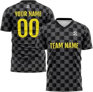 Ensemble d'uniformes de football respirants de haute qualité personnalisé bleu rose jaune vert couleur kits de vêtements de football d'équipe pour hommes - Product Image 6