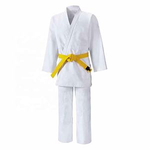 ชุดยูนิฟอร์ม Jiujitsu แบบถักสองชั้นสีขาว,ชุดยูโดะกิโมโนผ้าฝ้ายชุดยูโด - Product Image 2