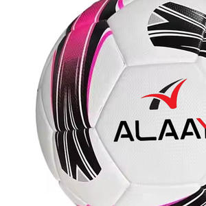 Alaay New Fashion High Quality Soccer Ball Custom Logo <b>Football</b> Made of <b>Leather</b> PVC for Sports Training and Promotion - Product Image 5