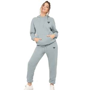 customized wholesale Oeve High Quality Women Custom 2 Piece Space Cotton Women Hoodie And <b>Joggers</b> Set sports - Product Image 1
