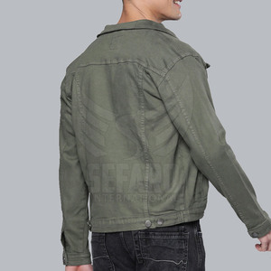 Bas Prix de Haute Qualité Logo Personnalisé Imprimé Jeans Veste d'Hiver Veste Jeans Personnalisée Grande Taille - Product Image 2