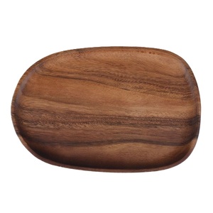 Top Arrival Classic Design Modern Style Wooden Serving <b>Tray</b> & Charging Plate Elegant Wooden <b>Dinner</b> Plate - Product Image 6
